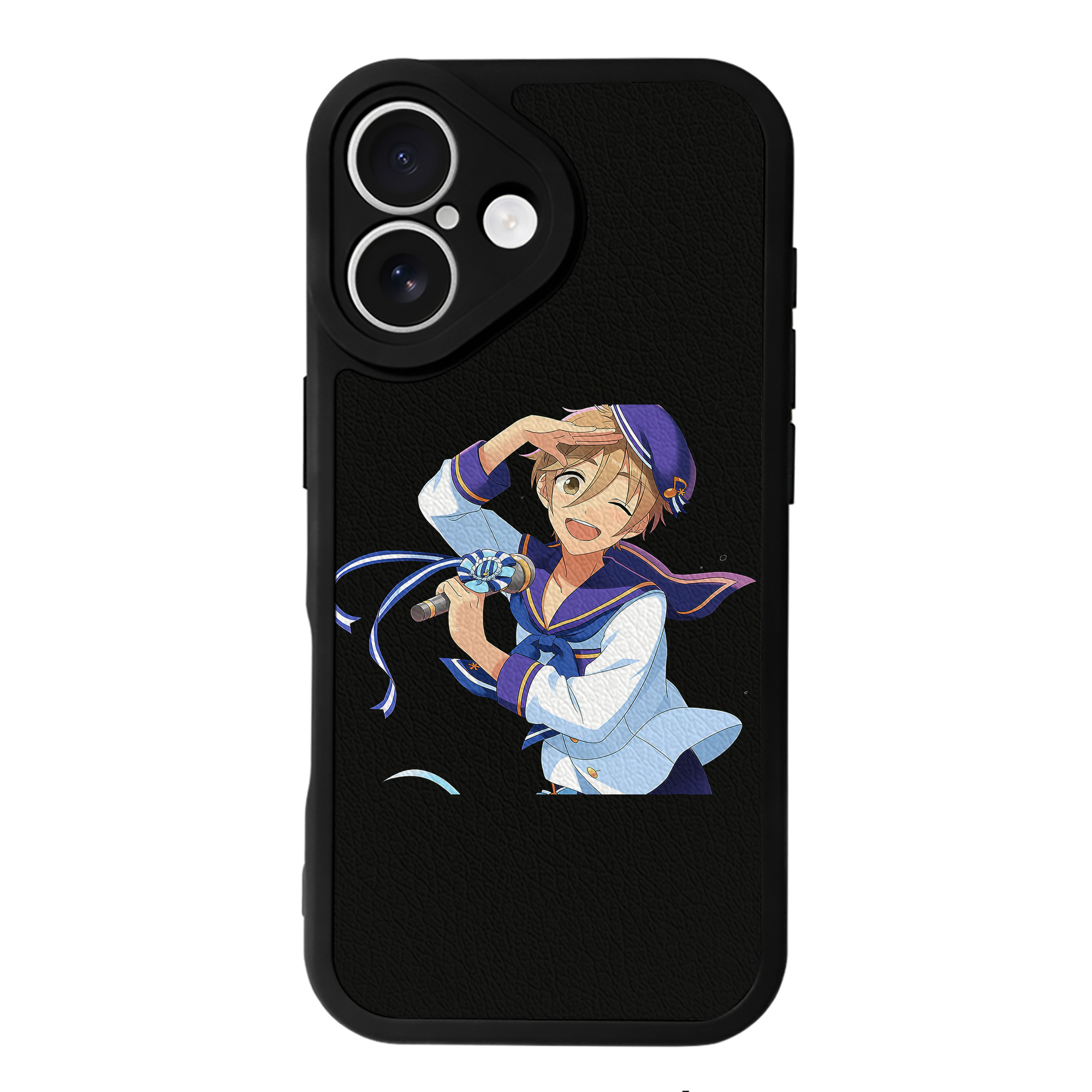 （画像用） あんさんぶるスターズ! Ensemble Stars 【iPhone 16シリーズ対応】シリコンスマホケース（レザー調） 材質：シリコン
